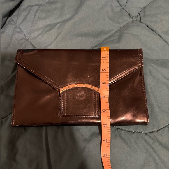 Nine West Black pattern leather clutch - Picture 4 of 5